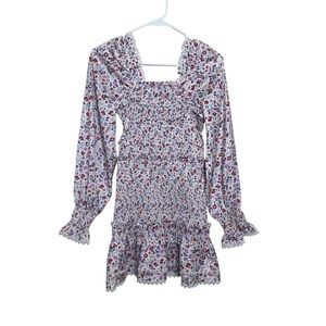 Cake For Dinner Pixie Smocked Floral Mini Dress